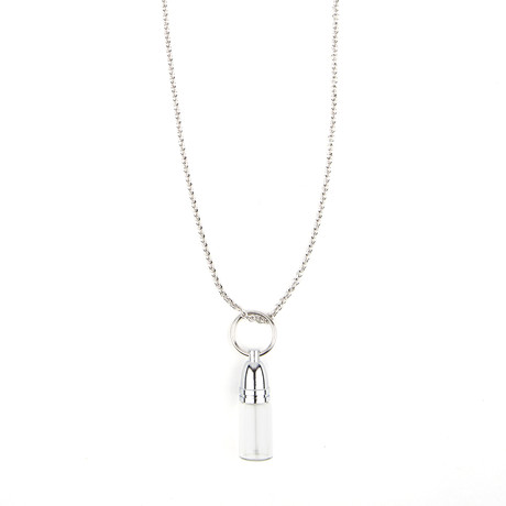 Canister Necklace // Glass (18"L)