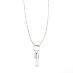 Canister Necklace // Glass (18"L)