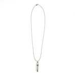 Prayer Capsule Necklace // Stainless Steel (18"L)