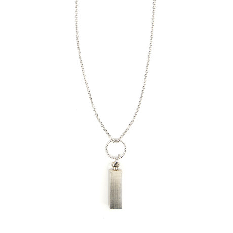 Secret Message Necklace // Stainless Steel (18"L)