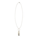 Secret Message Necklace // Stainless Steel (18"L)