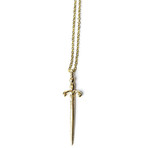Sword Pendant Necklace (Gold)