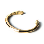 All Is Fair In Love And War Cuff Bracelet (Gold Brass)