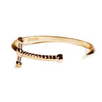 Sword Cuff Bracelet (Gold Brass)