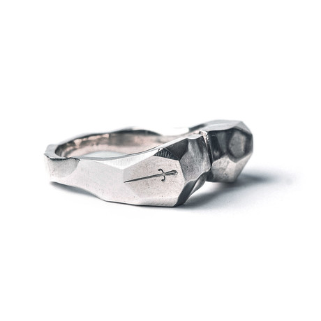 Rugged Adjustable Ring // Silver (Size 7)