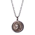 Menander + Athena Silver Necklace