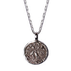 Menander + Athena Silver Necklace