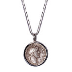 Antonius Pius + Aequitas Silver Necklace