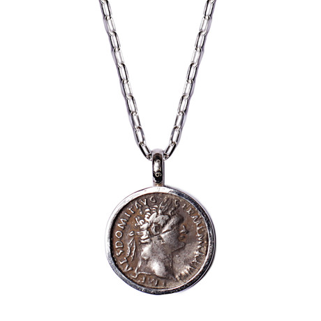 Domitian + Minerva Silver Necklace