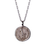 Domitian + Minerva Silver Necklace