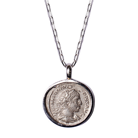 Elagabalus + Libertas Silver Necklace