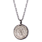 Elagabalus Emperor Silver Necklace