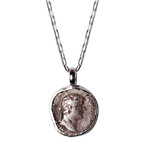 Hadrian + Victory Silver Necklace