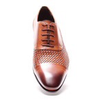 Woven Oxford // Tobacco (Euro: 44)