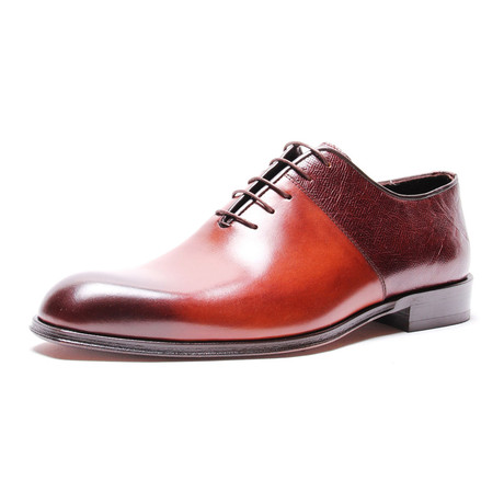 Two-Tone Plain Oxford // Tobacco + Brown (Euro: 44)