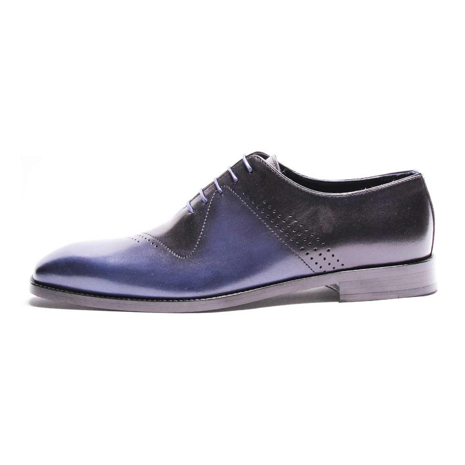 Medallion Plain-Toe Oxford // Dark Blue (Euro: 43) - Clearance: Oxfords ...