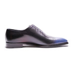 Medallion Plain-Toe Oxford // Dark Blue (Euro: 43)