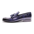 Croc Tassel Loafer // Dark Blue (Euro: 40)