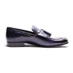 Croc Tassel Loafer // Dark Blue (Euro: 40)