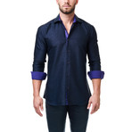 Luxor Matrix Dress Shirt // Purple (S)