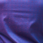 Vogue Polka Dot Dress Shirt // Pink + Blue (2XL)