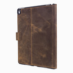 Burkley Case // iPad Pro 9.7" Cover Folio Case (Antique Coffee)