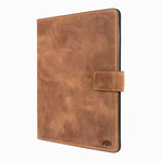 Burkley Case // iPad Pro 9.7" Cover Folio Case (Antique Coffee)