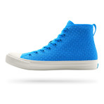 Phillips Woven Hi-Top Sneaker // Hawaiian Blue + Picket White (US: 12)