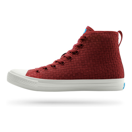 Phillips Woven Hi-Top Sneaker // Supreme Red + Picket White (US: 7)