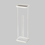 Tower // Toilet Paper Stand + Tray (White)