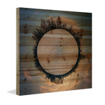 Tree Ring // Pine Wood (24"W x 24"H x 1.5"D)