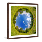 Inner Clouds // Brown Frame (12"W x 12"H x 1.5"D)