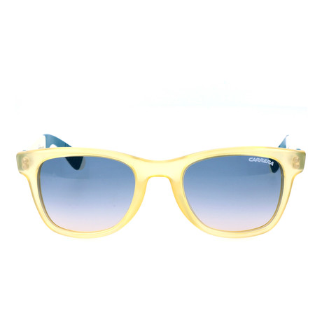 Frosted Thick Frame // Yellow + Blue