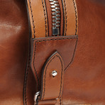 Leather Duffel Bag // Tan