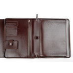 Leather Portfolio Holder // Brown