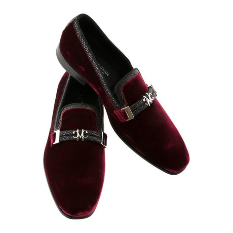 Lusso Band Loafer // Burgundy + Black (US: 8)