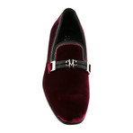 Lusso Band Loafer // Burgundy + Black (US: 9)