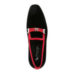 Lusso Band Loafer // Black + Red (US: 13)