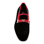 Lusso Band Loafer // Black + Red (US: 12)