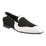 Hyde Cowhide Loafer // Black + White (US: 12)