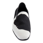 Hyde Cowhide Loafer // Black + White (US: 9)