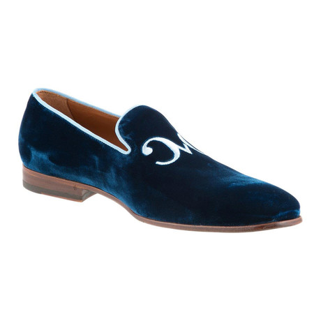 Anastasio Velvet Loafer // Royal Blue (US: 8)