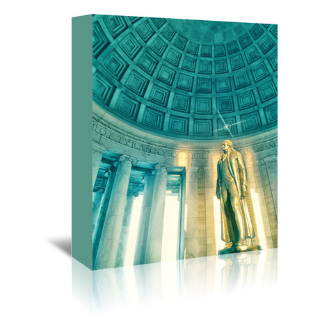 Jefferson Memorial 2 (16"W x 20"H x 1.5"D)
