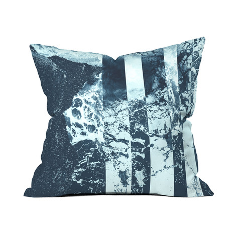 Swell Zone Spatter Throw Pillow (18" x 18")