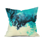 Painted Clouds V Throw Pillow (18" x 18")