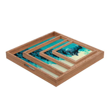 Painted Clouds V Tray (Square)