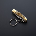 Mini Keychain Folder (Bone)