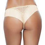 Angele Brazilian Style Panties // Ecru (X-Small)