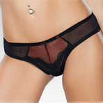 Ines Thong // Black + Red (X-Small)