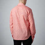 Long-Sleeve Woven Shirt // Pink (L)